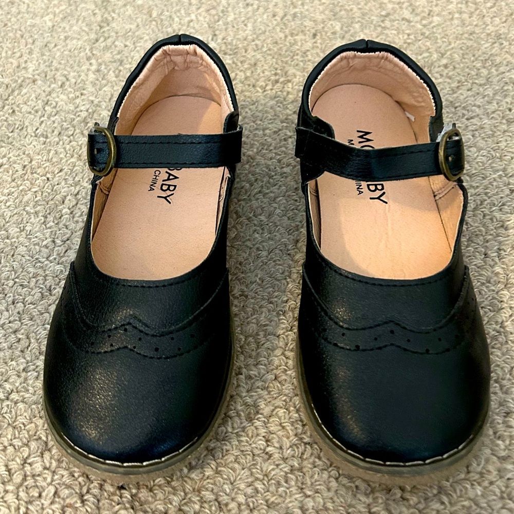Mary Jane little girls black shoe